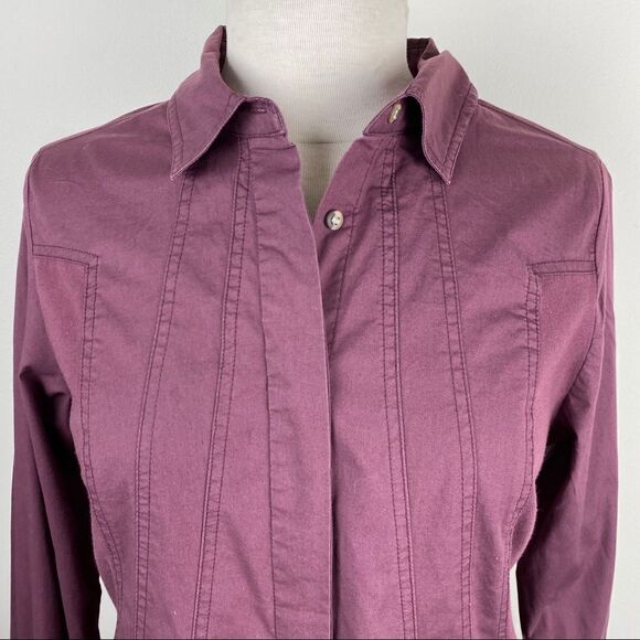 Soft Surroundings Sems Perfect Shirt Button Down - Picture 3 of 8